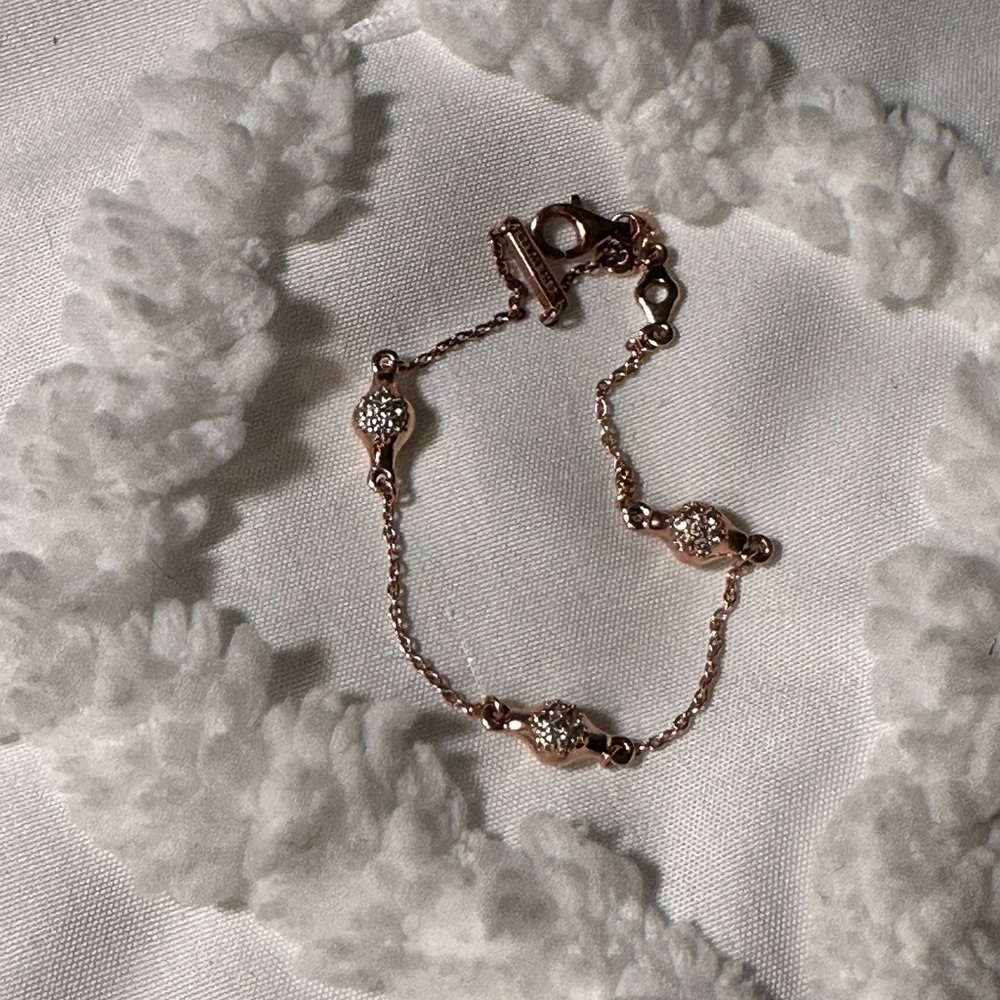 Rose gold Pandora bracelet